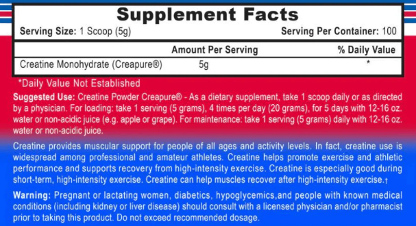 APS Creatine Monohydrate