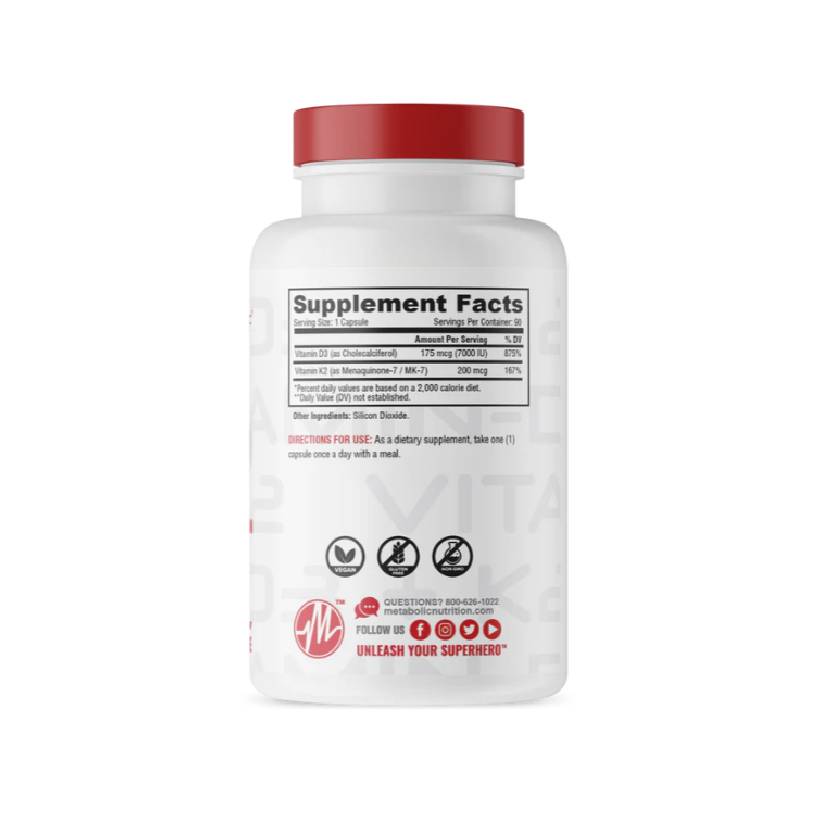 Metabolic Vitamin D3+K2