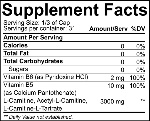 Nutrakey L-Carnitine Green Apple