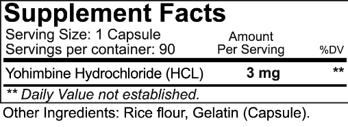 NutraKey Yohimbine HCL